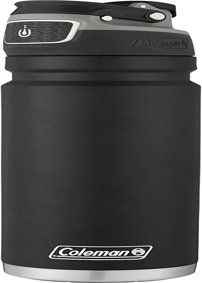 Freeflow Vacuum-Insulated Stainless Steel Water Bottle with Leak-Proof Lid, 24Oz/40Oz Bottle with Button-Operated Lid &amp; Carry Handle, Keeps Drinks Hot or Cold for Hours