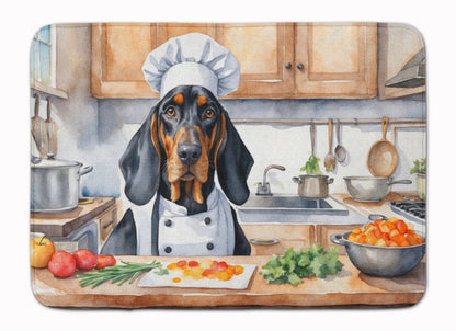 Black and Tan Coonhound the Chef Memory Foam Kitchen Mat