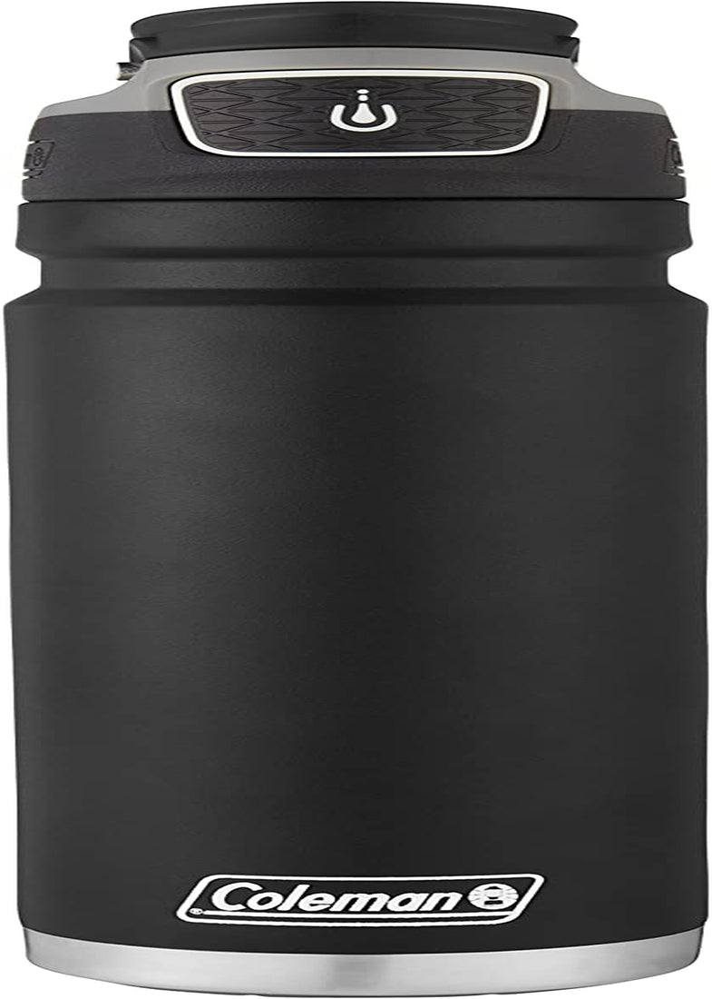 Freeflow Vacuum-Insulated Stainless Steel Water Bottle with Leak-Proof Lid, 24Oz/40Oz Bottle with Button-Operated Lid &amp; Carry Handle, Keeps Drinks Hot or Cold for Hours