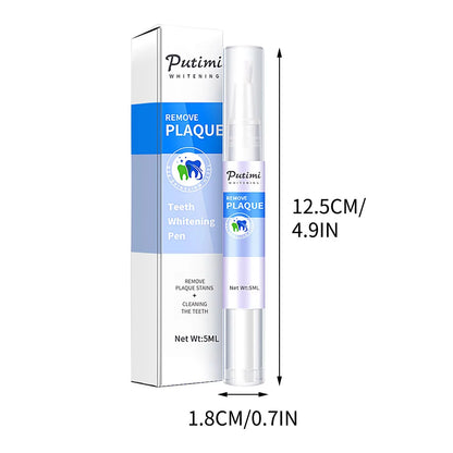 Instant Teeth Whitening Paint,Tooth Whitening Pen Tooth Whitening Device Tooth Whitening Pen 5.0ML White