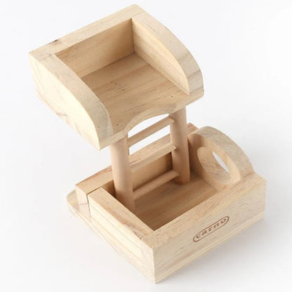 Wooden Hamster Watchtower Toy