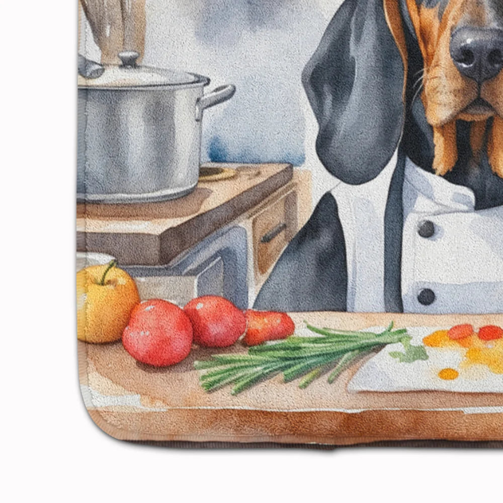 Black and Tan Coonhound the Chef Memory Foam Kitchen Mat