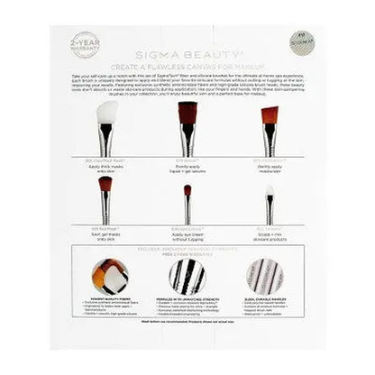 Sigma Beauty Skincare Brush Set - 6Pc