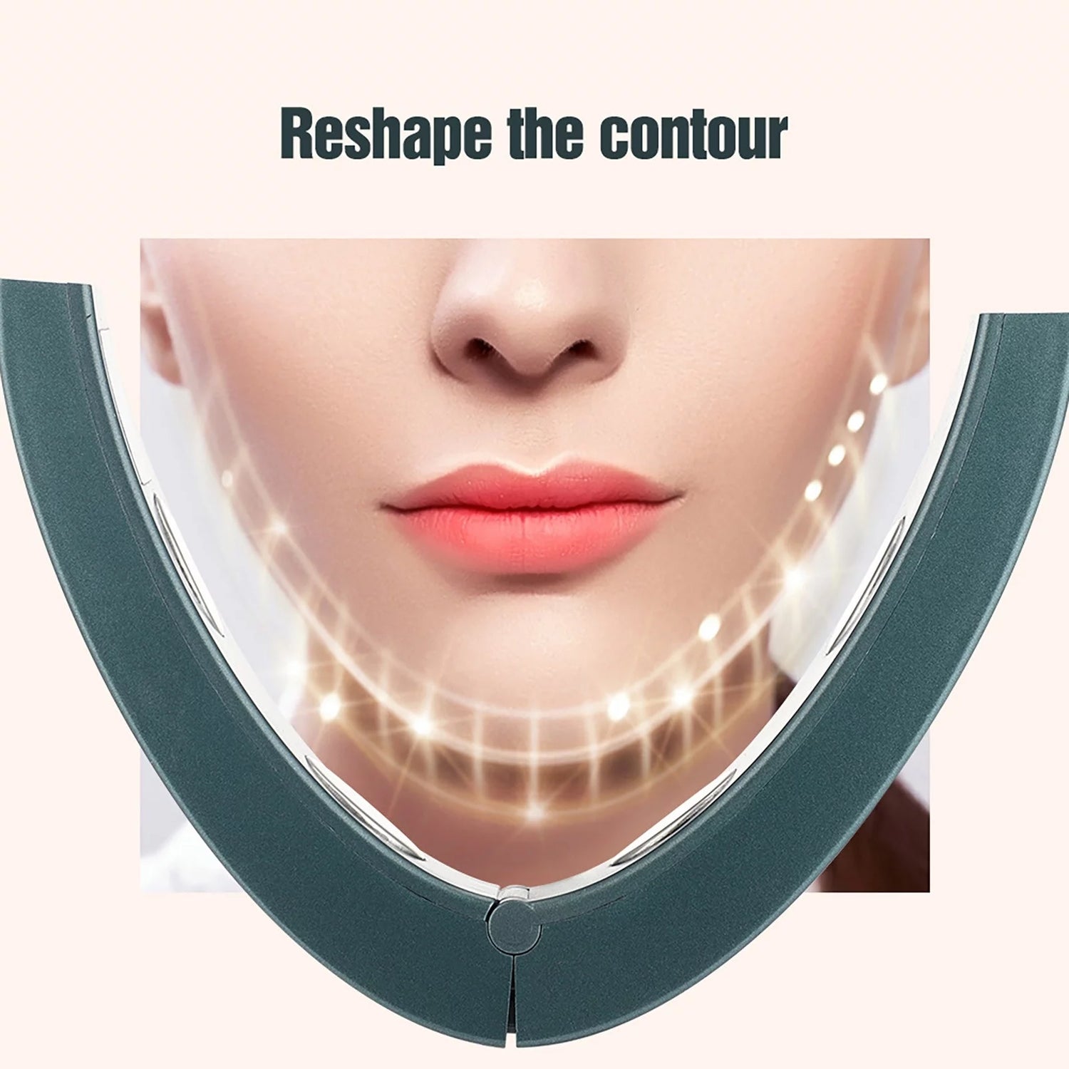 Beauty Stuff Personal Care Electric V- Face Shaping Massager Facial Lifting Machine Micro-Current Face Slimming Device Double Chin Reducer Machine Beauty Belt-Rejuvenation Lifting