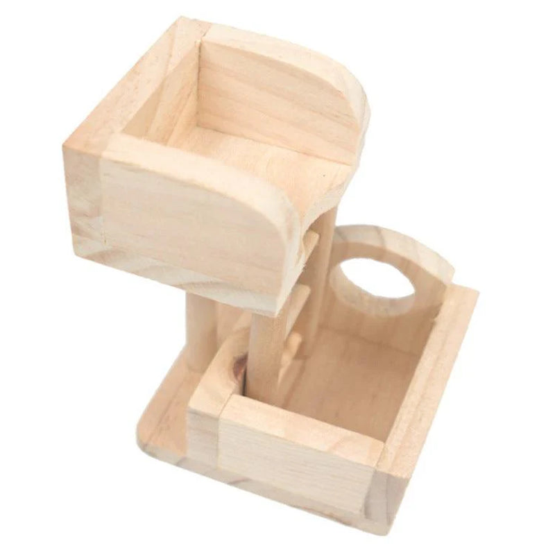 Wooden Hamster Watchtower Toy