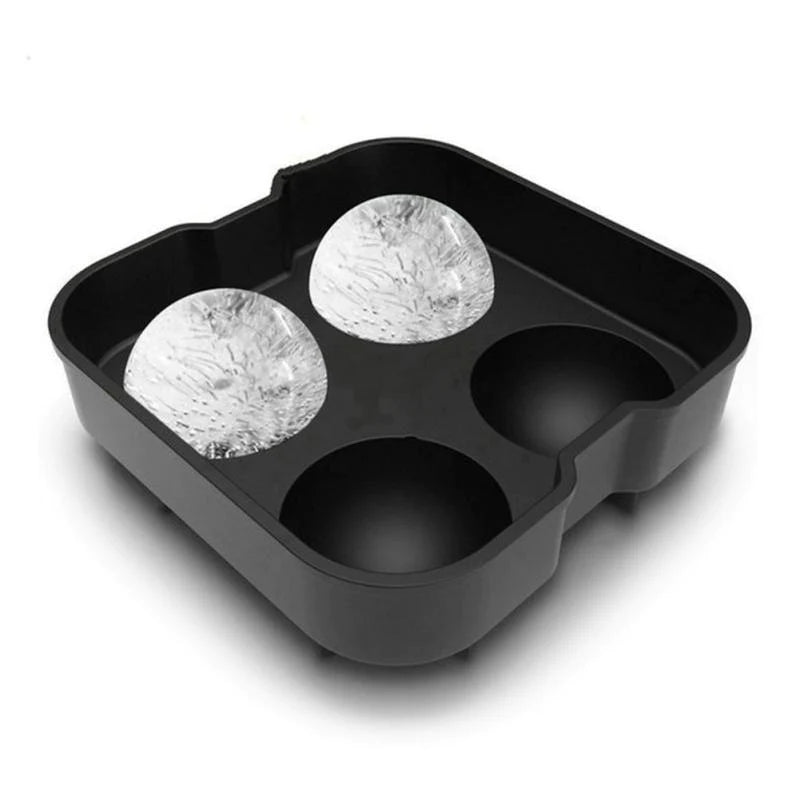 Whiskey Ice Cube Maker Ball Mold Mould Brick round Bar Accessiories High Quality Black Color Ice Mold Kitchen Tools