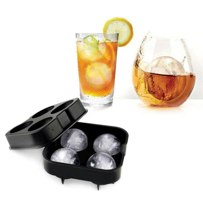 Whiskey Ice Cube Maker Ball Mold Mould Brick round Bar Accessiories High Quality Black Color Ice Mold Kitchen Tools